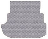 Volvo S90 Custom-Fit All-Weather Rubber Floor Mats Trunk Area - 2 Pc TRUNK - Light Gray (1998 98 ) AMSUSNV435174||8059K7AD Custom Fit Auto Mat Store RT19|3857620|435174||805