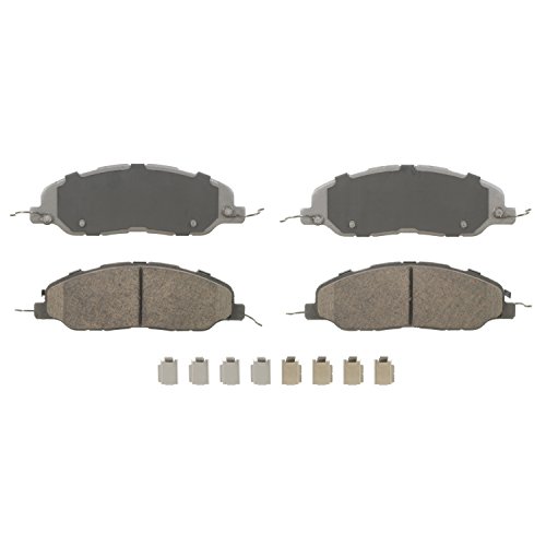 Wagner ThermoQuiet QC1463 Ceramic Disc Pad Set With Installation Hardware, Front Brake Pads Wagner QC1463