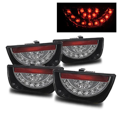 Chevy Camaro Black LED Tail Lights Tail Lights Luminx Lighting LU-LED-TL-6346