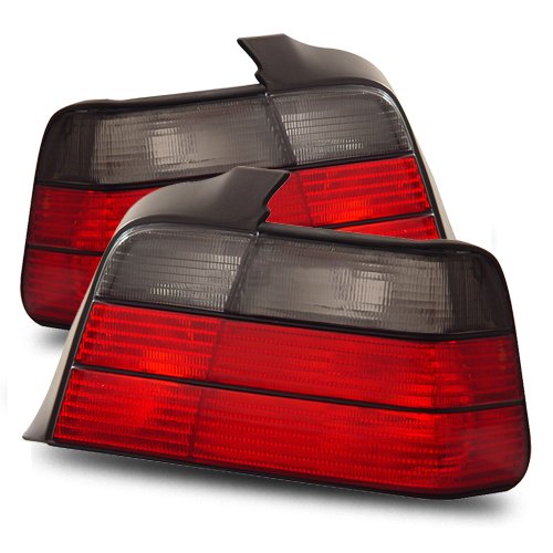BMW 3 Series E36 Sedan Red/Smoke Tail Lights Tail Lights Luminx Lighting LU-TL-6802