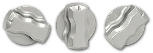 Pirate Mfg FJ0005SA 2007-14 Toyota FJ Cruiser Smooth Silver Billet A/C Knobs Body Pirate Mfg FJ0005SA