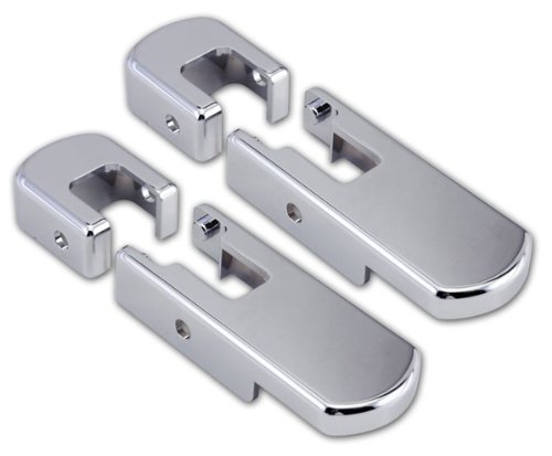 Pirate Mfg H20002SC 2003-2010 H2 Hummer SUV & SUT Smooth Chrome Billet Hood Latches Hood Scoops & Vents Pirate Mfg H20002SC
