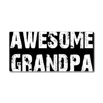 Awesome Grandpa - Window Bumper Sticker Decals Stickers S5599