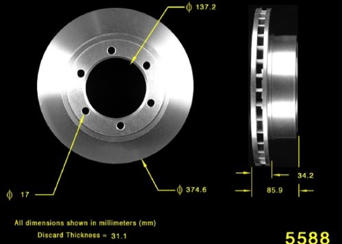 Rotors Bendix PRT1585