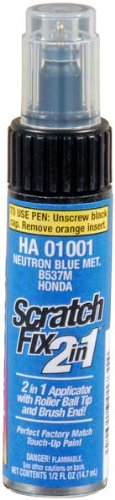 Honda Metallic Neutron Blue 2-In-1 Scratch Fix Paint - B537M Paints & Primers Dupli-Color Paint HA01001