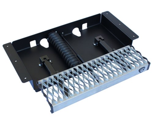 CARR With Grip Strut 24 step hands free - Blk Pwdr Coat/Galvanized - Single 501020 Categories Carr's 501020