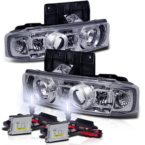 Headlight & Tail Light Conversion Kits AUTOVISIONPRO PRO-YD-CA95-HL-C+HID-6K9006-S