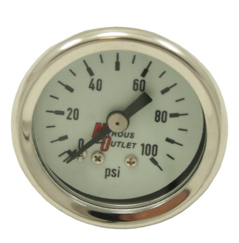 Nitrous Outlet Luminescent Fuel Pressure Gauge (0-100psi) Nitrous Kits Nitrous Outlet 00-63004