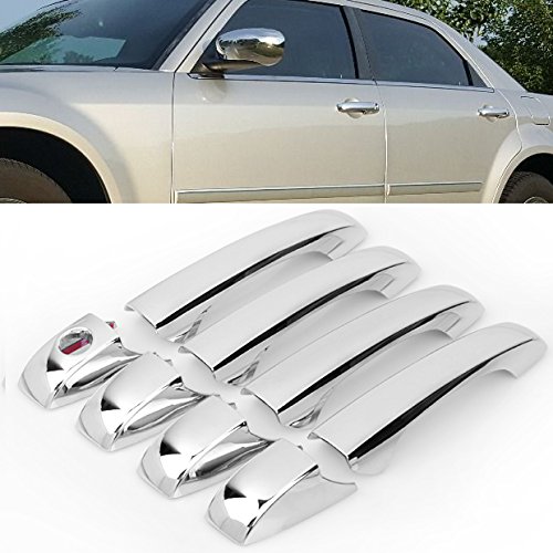 Chrome Side Door Handle Cover Trims for Chrysler 300 Town & Country Dodge Magnum Caliber Avenger Jeep Patriot Chrome Trim & Accessories phgiveu CH010011B
