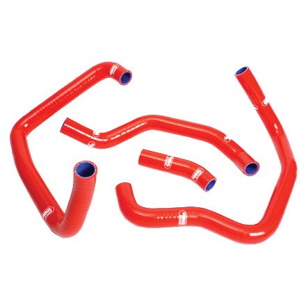 SAMCO SPORT RADIATOR HOSE KIT FOR SPORT BIKE STREET BIKE SUZUKI GSX1300BK B KING 08-09 RED (1902-0432) Radiator Samco Sport 19020432
