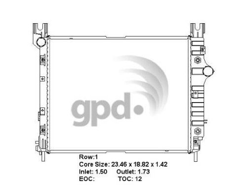Radiators Global Parts Distributors 2294C