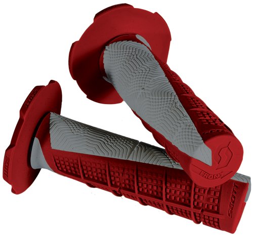 Scott Sports 217892-1010 Red/Gray Duece ATV Grips Grips Scott Sports 217892-1010