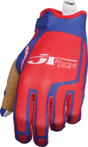 Gloves JT Racing USA S11FLF130512 M BU-RD