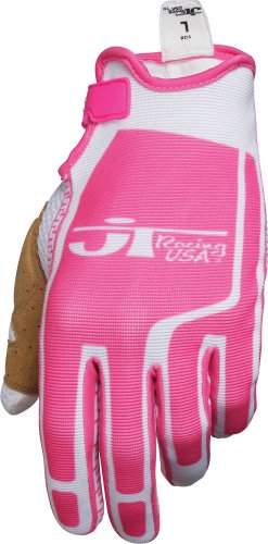 Gloves JT Racing USA S11FLF130512 L PK-WT