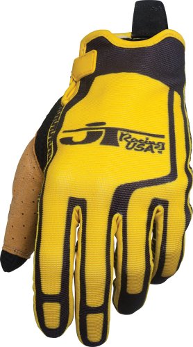 Gloves JT Racing USA S11FLF130512 L YL-BK