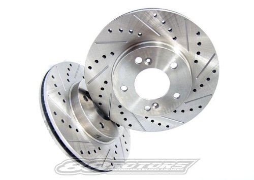 Rotors 88 Rotors 2003-3/2005 BMW 760i 760Li E65 E66 Performance Brake Rotors (Rear)