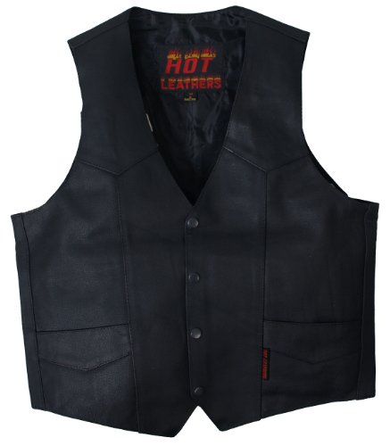 Jackets & Vests Hot Leathers VSM1014, BLK, XL