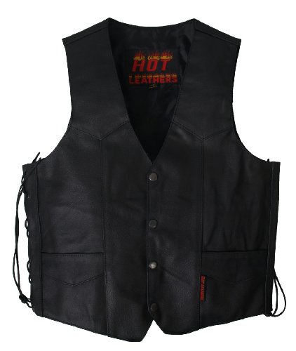 Vests Hot Leathers VSM1015, BLK, 3XL