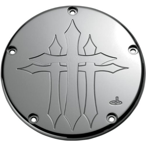 Carl Brouhard Designs Derby Cover - Cross Series - Chrome CR-0004-C Dash Covers & Pads Brouhard Designs CR-0004-C