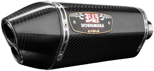 Yoshimura R77D Carbon Fiber Slip-On Exhaust System - Yamaha FZ8 2011 Mufflers Yoshimura 1380023220