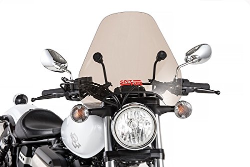 Slipstreamer S-06-CHR-T Motorcycle Windshield, Smoke Windshields Slipstreamer S-06-CHR-T