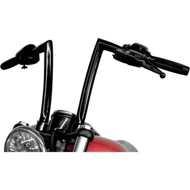 Todds Cycle 1 1/4in. Strip Handlebars - 12in. Rise - Black , Handle Bar Size: 1 1/4in., Color: Black 0601-1872 Handlebars Todds Cycle 0601-1872