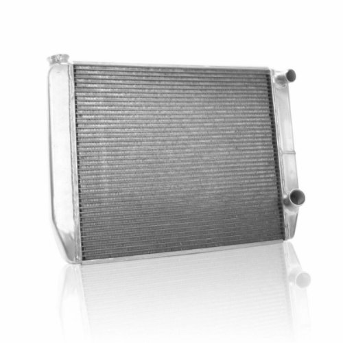 Griffin Radiator 1-28222-X ClassicCool 26 x 19 2-Row Dual Pass Right Universal Race Radiator with 1 Tube Radiators Griffin Radiator 1-28222-X