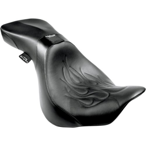 Danny Gray Weekday 2-Up XL Seat with Driver Backrest Receptacle - Flame Stitch YMC-222-01F Complete Seats Danny Gray YMC-222-01F
