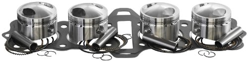 Wiseco (K985) 67.5mm 10.25:1 Compression Ratio 4-Stroke Motorcycle Top End Piston Kit Pistons Wiseco K985