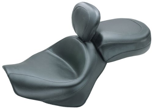 Mustang Motorcycle Products WIDE VINT 2PC W/DBR VTX1300R Complete Seats Mustang Motorcycle Seats 48-9313