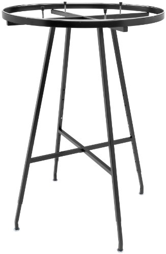 J Haws Display Folding Round Rack - Width 42in. x Height 60in. - Chrome K55 Spacers J Haws K55