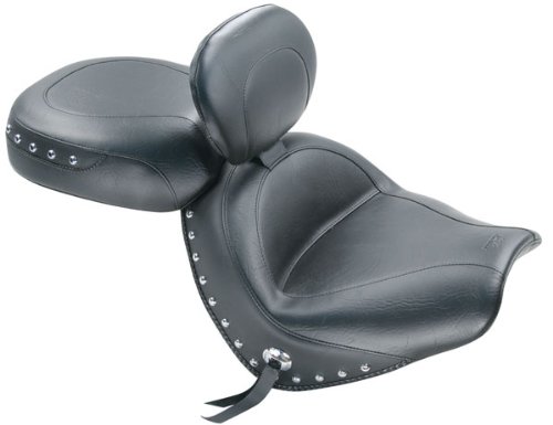 Mustang Motorcycle Products WIDE STUDDED W/DBR BLVD C90 Complete Seats Mustang Motorcycle Seats 48-9392