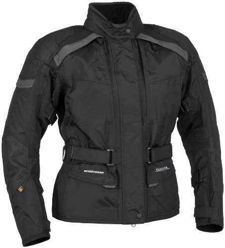 Firstgear Kilimanjaro Womens Jacket , Distinct Name: Black, Gender: Womens, Apparel Material: Textile, Primary Color: Black, Size: Md FTJ.1206.01.W002 Jackets & Vests Firstgear FTJ.1206.01.W002