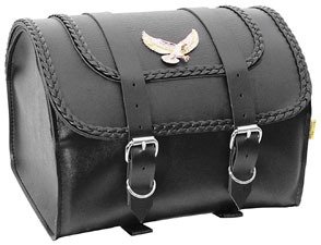 Willie and Max Black Magic Max-Pax Tour Trunk Bag - 13in.W x 9-1/2in.H x 10in.D Saddle Bags Willie & Max Saddlebags TT509-05