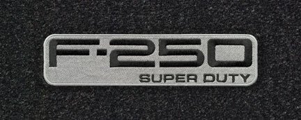 Logo 1999-1999 Ford F-250 Super Duty SuperCab Mid-level Custom 1 Pc Front Mat Mid-Level Cruiser Mat Color: Lt Oak Mat Logo: F250 Black on Silver Applique Flooring & Carpeting Cruiser Mats CLE792-MC04-1YUFA:MCHI:L2CS