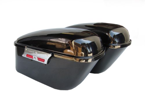 Hard Saddlebags for Honda Magna VF750 Saddle Bags Cavalry Customs xSB49