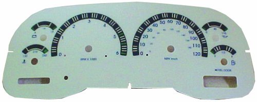 IPCW 98-03 Dodge Durango White Face Dash Kits (With Blue Lettering) CWF-1128 1 pc Dash Accents IPCW CWF-1128