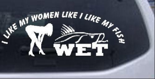Bumper Stickers, Decals & Magnets Rad Dezigns 6in X 2.2in_White_11400_20