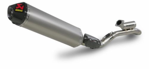 Akrapovic Evolution Line Full System - Titanium Muffler , Color: Titanium, Material: Titanium S-HU4MET3-ZTA Mufflers Akrapovic S-HU4MET3-ZTA