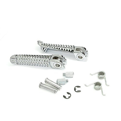 Aluminum Alloy Chrome Motorcycle Front Foot Pegs for Yamaha YZF 1000 R1 R6 Foot Pegs PH PhgiveU