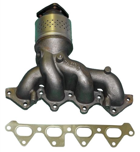 2003 KIA Spectra 1.8 Catalytic Converter with Iron Cast Exhaust Manifold and Manifold Gasket - Not For California Emission Vehicles Catalytic Converters BESTANDFOX 60-2300.03