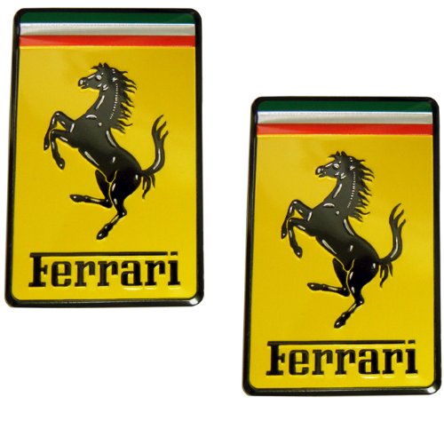 Bumper Stickers, Decals & Magnets  324-ERPEMBSquareFerrariBadge