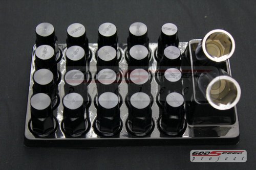 Lug Nuts Godspeed GSPLN-T4-15BLACK