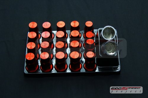 Lug Nuts Godspeed GSPLN-T4-15RED