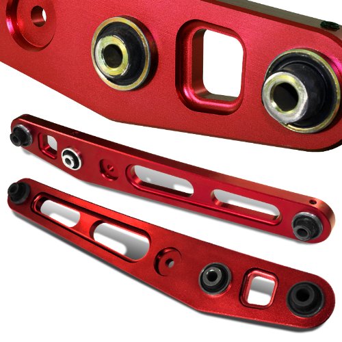 1996 - 2000 Honda Civic High Performance Red Rear Lower Control Arm Control Arms RS Type 8-LCA-HC96-0029-RD