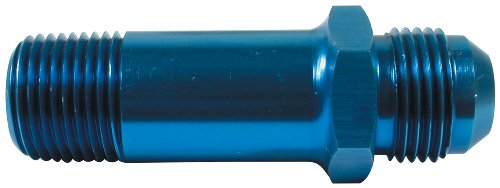 Allstar ALL90043 Black Anodized Aluminum 3 Length Oil Inlet 10AN Male to 1/2 NPT Male Fitting Fuel Inlet Repair Fittings & Gaskets Allstar ALL90043