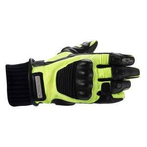 Alpinestars Mens Arctic Drystar Motorcycle Gloves Black/Flourescent Yellow XXXL 3XL Gloves Alpinestars 35254111553XL