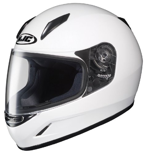 HJC CL-Y RAZZ YOUTH/CHILD/KIDS MOTORCYCLE STREET HELMET WHITE MEDIUM/MD Helmets HJC Helmets 224-143