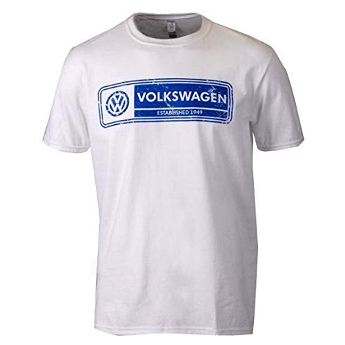 Volkswagen White 49 Tee - Large T-Shirts VW 13659L