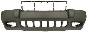 GRAND CHEROKEE 99-02 FRONT BUMPER COVER, w/ Fog Lamps Bumpers Aftermarket CH1000312